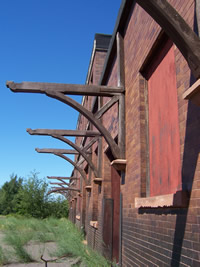 Mineral Range Railroad Depot Detail