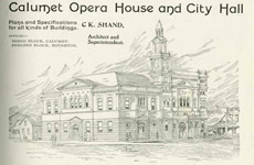 Calumet Opera House Ad